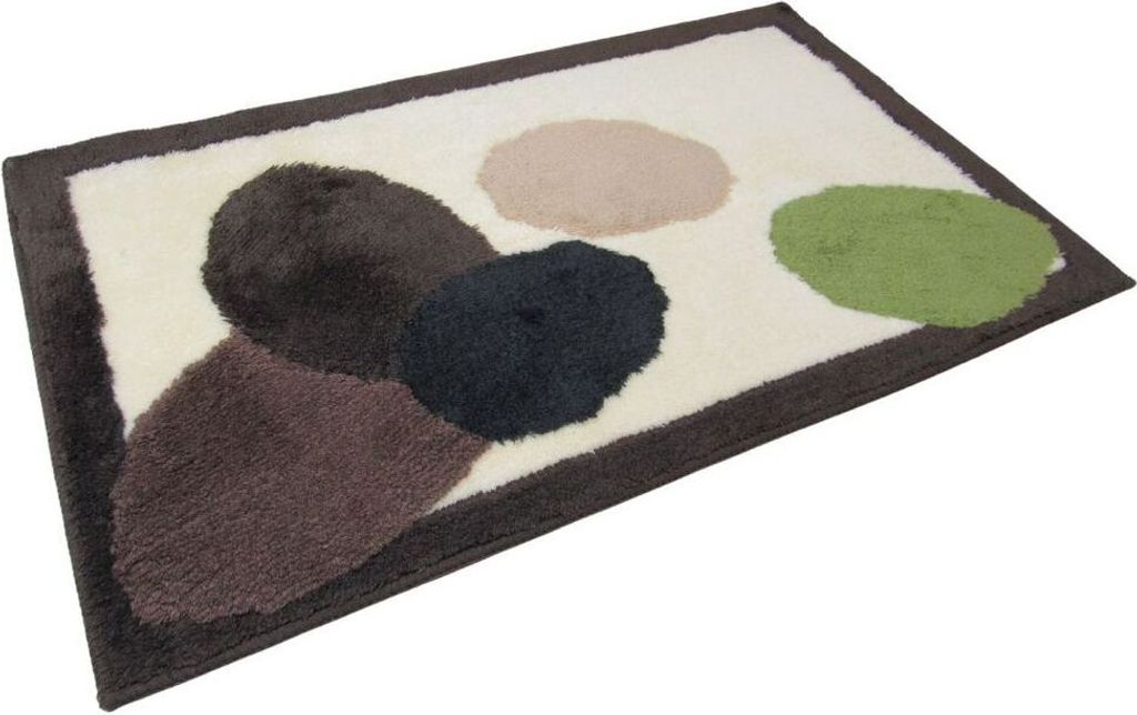 Sanwood Badematte Badteppich Badvorleger Duschvorleger Badezimmerteppich 60x100 cm Inuit Taupe