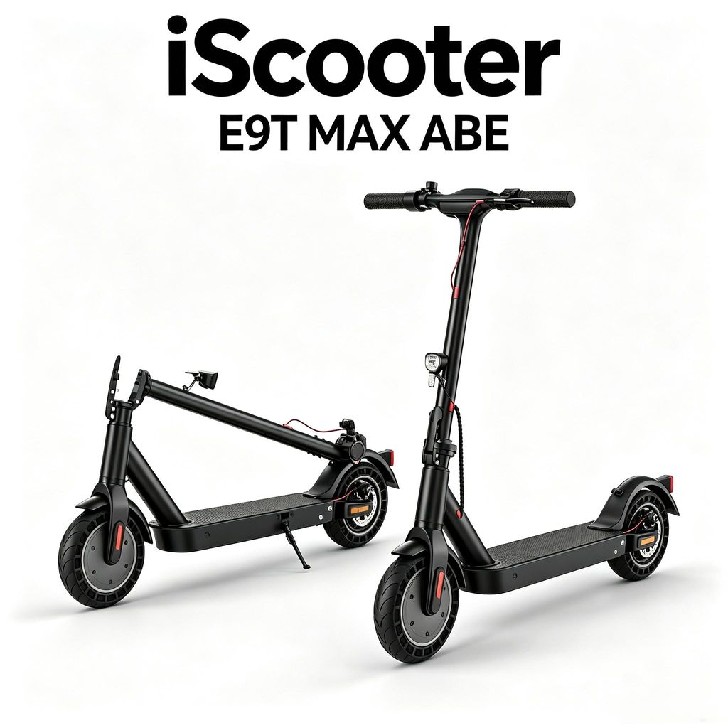 E9T MAX (ABE‑) 10‑Zoll Stadt‑E‑Scooter für Erwachsene, 500W Produktbild 