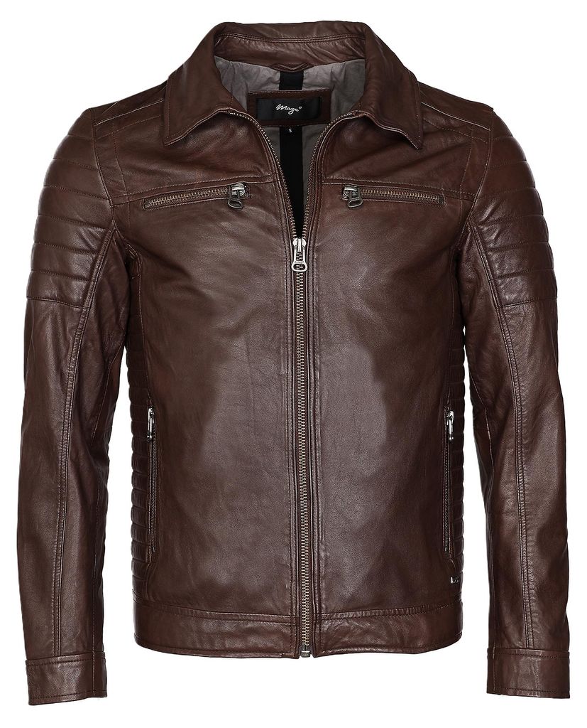 Maze Lederjacke Herren brown XL