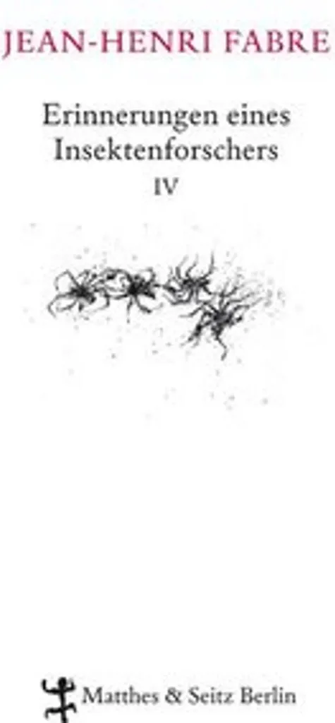 Ouvrage entomologique Erinnerungen eines Insektenforschers tome 4