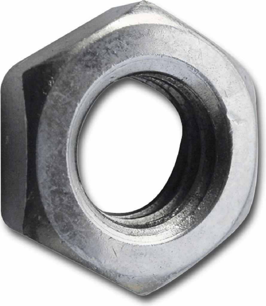 Sechskantmuttern ø M24 DIN936/17H flache Muttern (niedrige Form) verzinkt