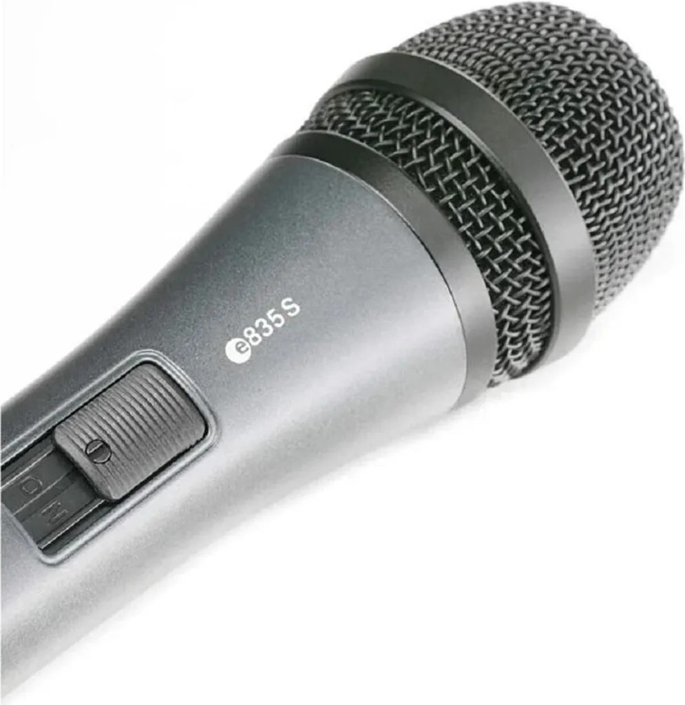 Microphone cardioïde Sennheiser E 835-S avec interrupteur silencieux - 5