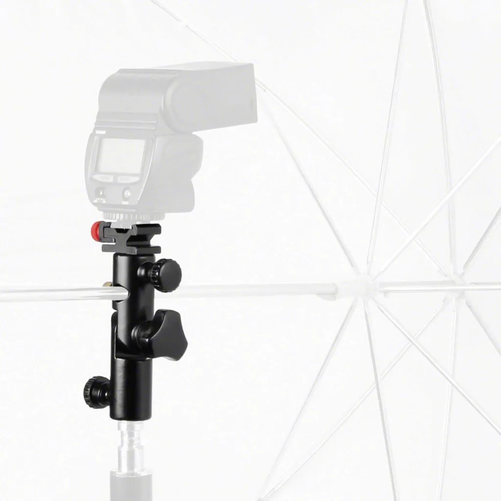 Fixation Flash et Parapluie pour Portraitiste et Photographie au Flash