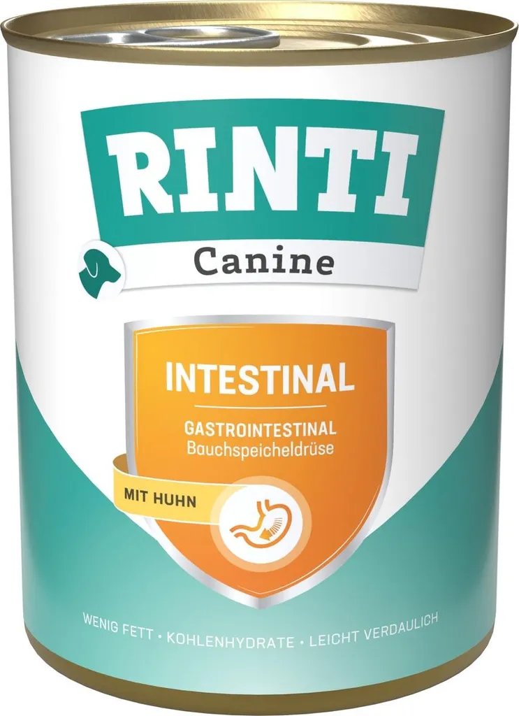 Rinti Canine Intestinal Poulet 800g x6 Boîtes pour Chien Sensible