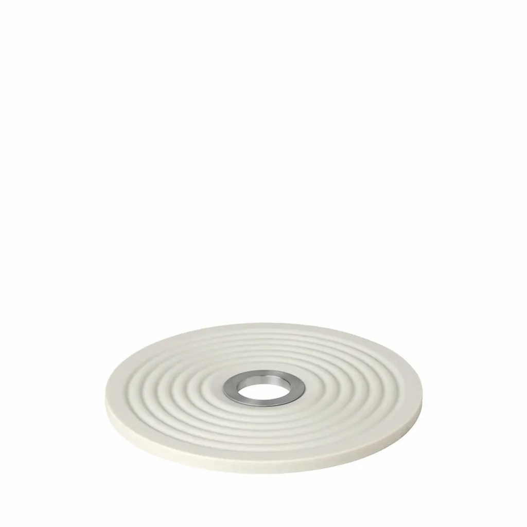 Blomus sottobicchiere OOLONG in silicone con acciaio inox colore Moonbeam