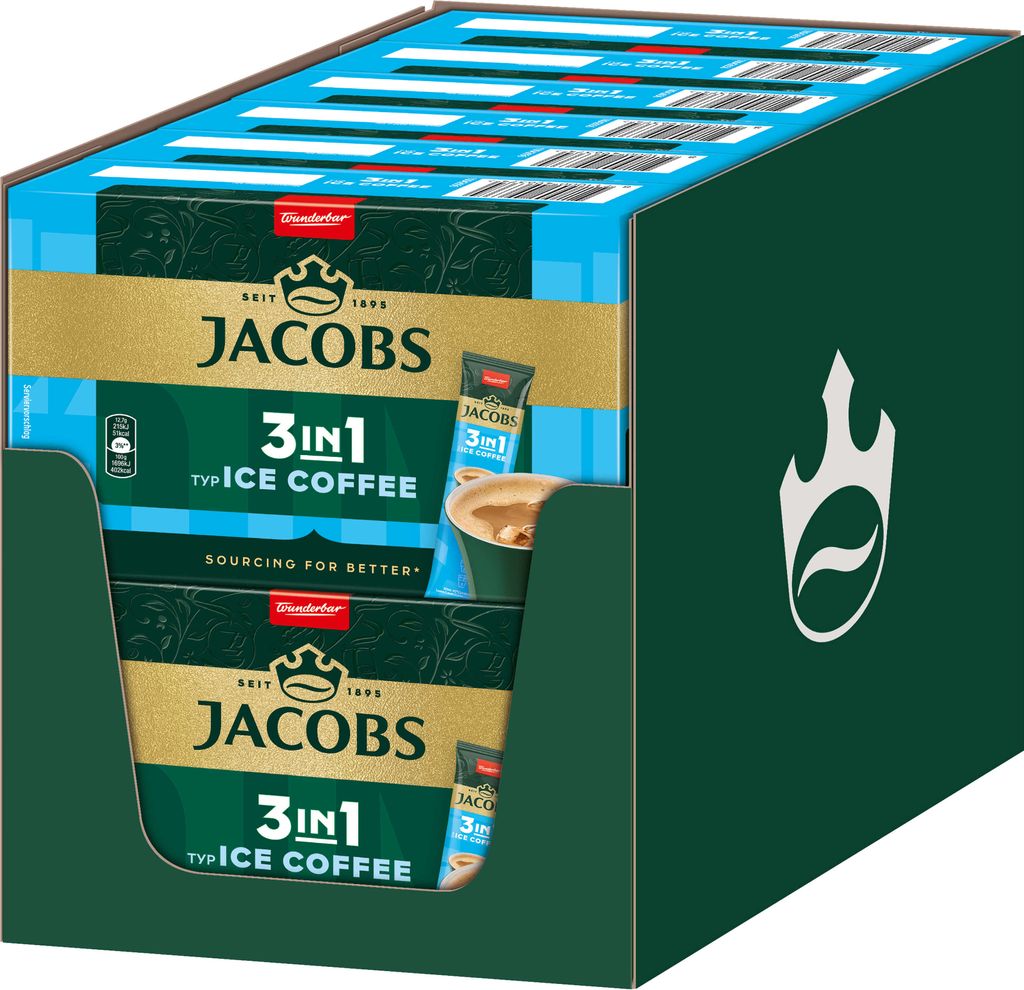 JACOBS Löskaffee 3in1 Typ Ice Coffee Eiskaffee 12x 10 Produktbild 