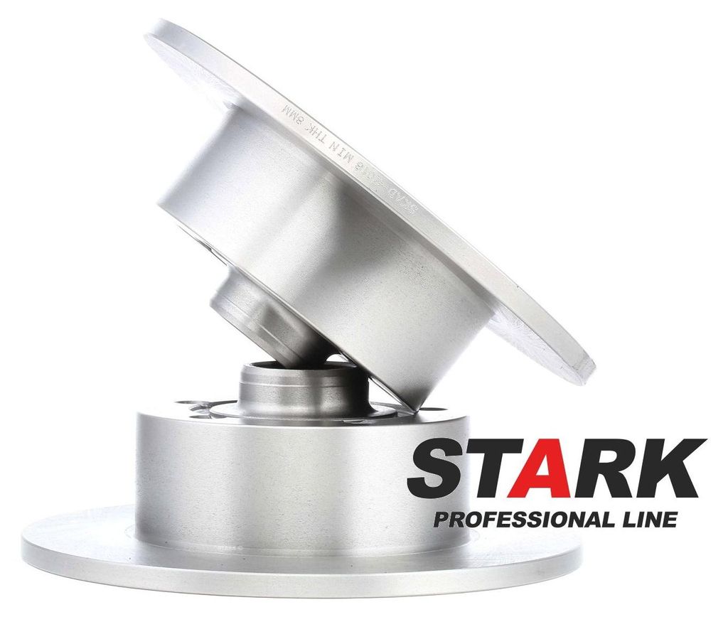 STARK Bremsscheibe Hinten für AUDI A4 Limousine (8D2, B5) 244,8mm SKAD-2018