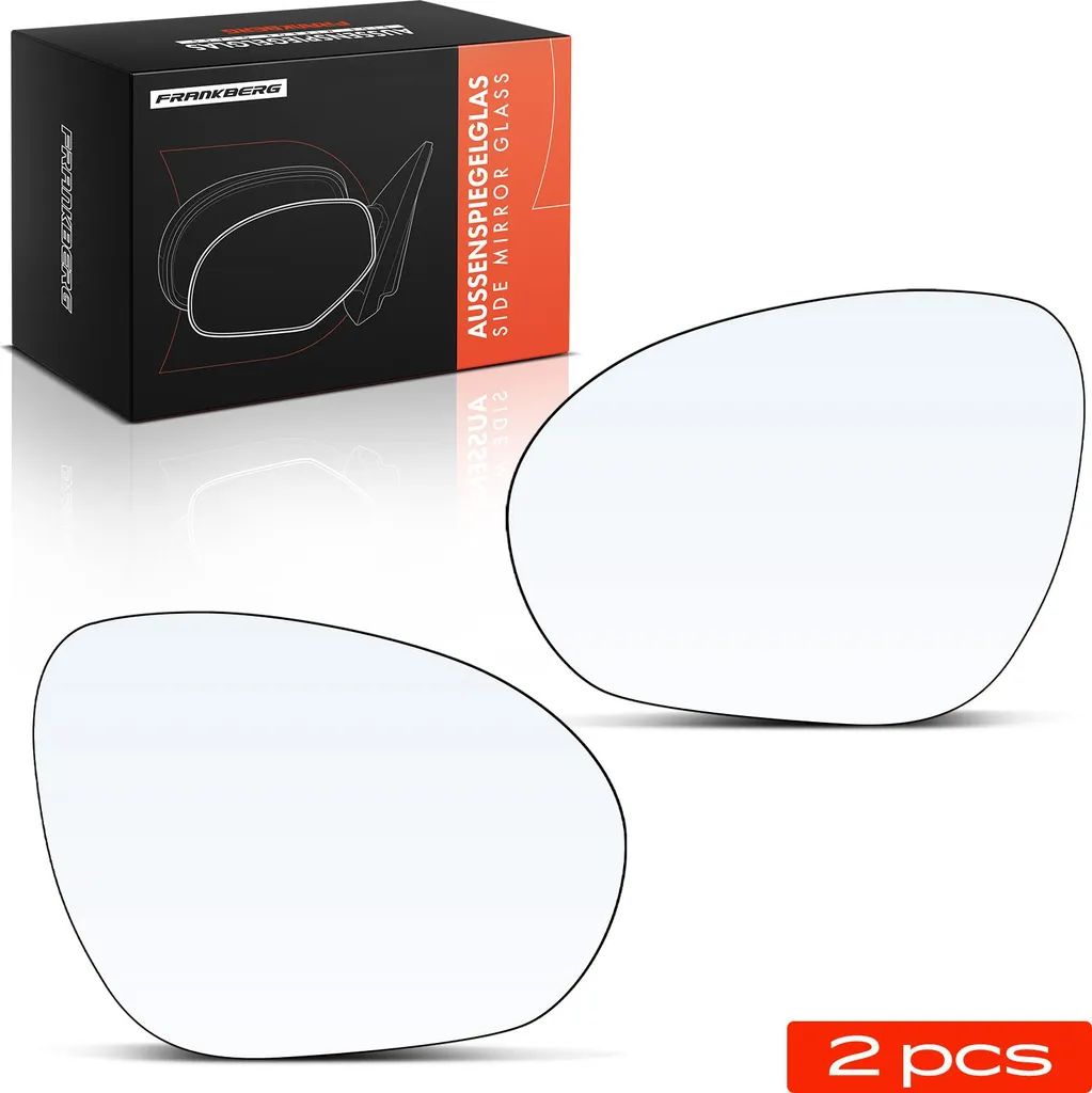 2 Verres de Rétroviseur Frankberg pour Nissan Juke F15 2010-2015 Gauche Droit