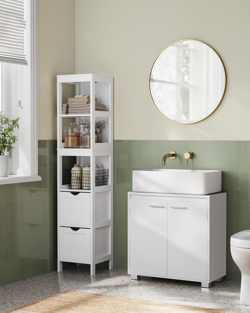 VASAGLE Waschbeckenunterschrank, Badezimmerschrank, 2 Produktbild 
