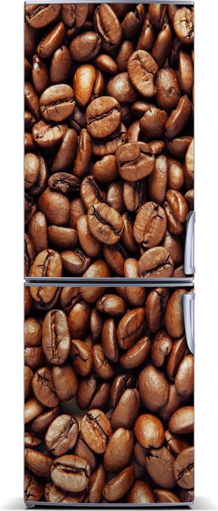 Tulup Kühlschrankdekoration - Magnetmatte - 70 cm x 190 cm - Magnet auf dem Kühlschrank - Kaffeebohnen