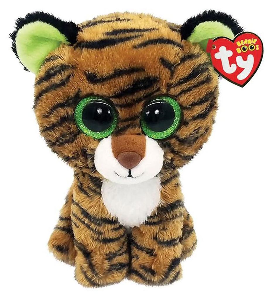 TY Tiger 15 cm braun mit Glitzeraugen Kuscheltier Produktbild 