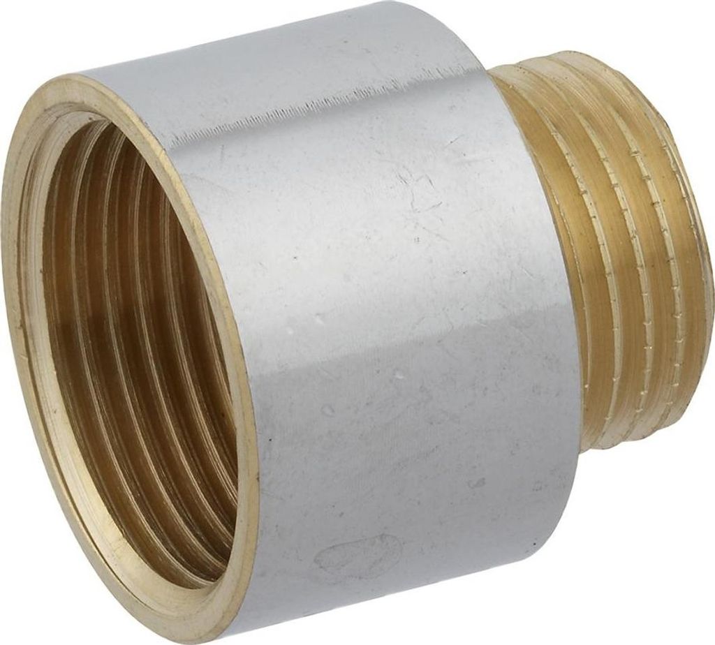 KIRCHHOFF MS Reduzier-HahnverlängerChrom, 3/4IG x 1/2AG