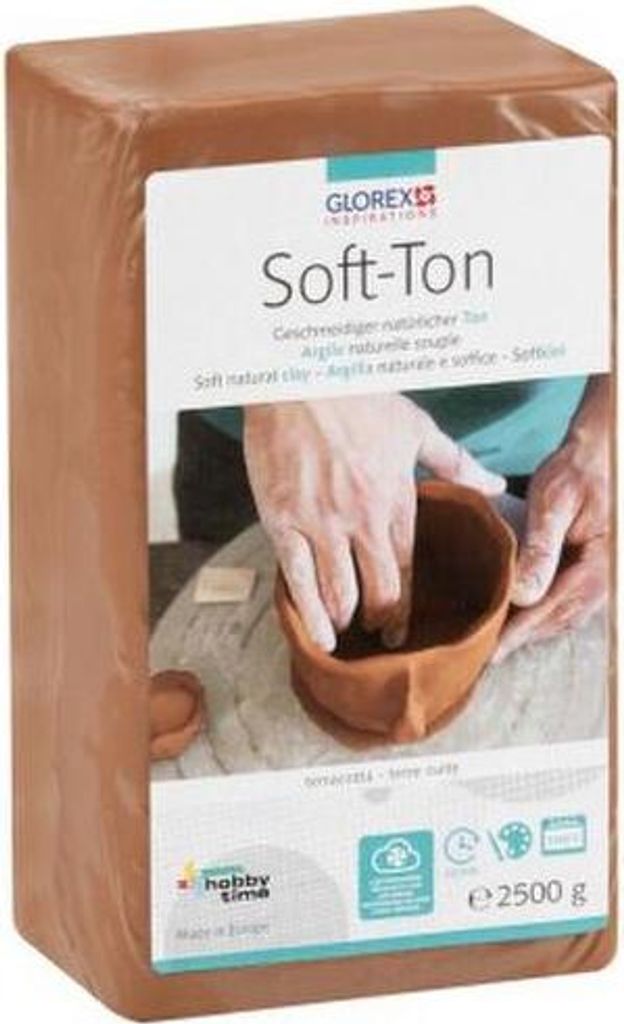 Terracotta morbida 2500g indurente all'aria / combustibile Immagine del prodotto 