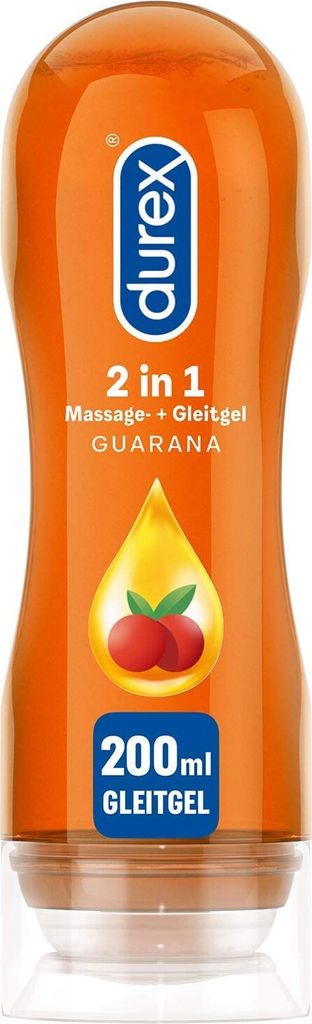 DUREX play 2 in1 Massage-Gel Guarana 200ml -New Design- DUREX play 2 in1 Massage-Gel Guarana 200ml -New Design-