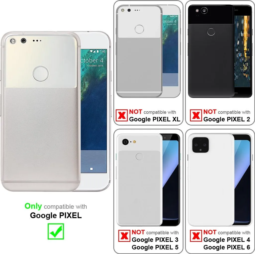 Cadorabo Custodia per Google PIXEL 3A Book Cover (Google Pixel 3a