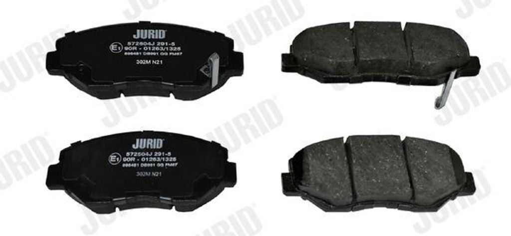 JURID Bremsbeläge Satz Vorne für HYUNDAI MATRIX (FC) 572496J