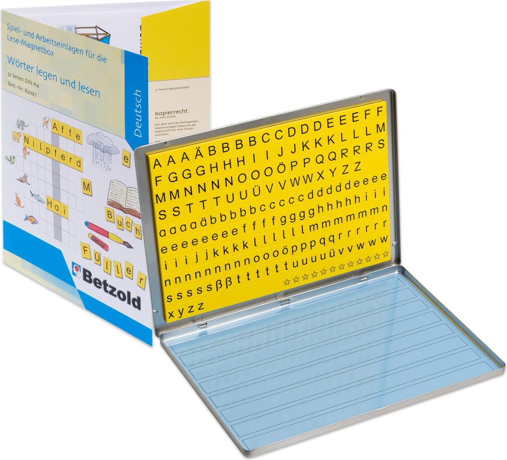 Betzold, Lesemagnetbox, Sprachförderung, 213 Buchstaben + Produktbild 1