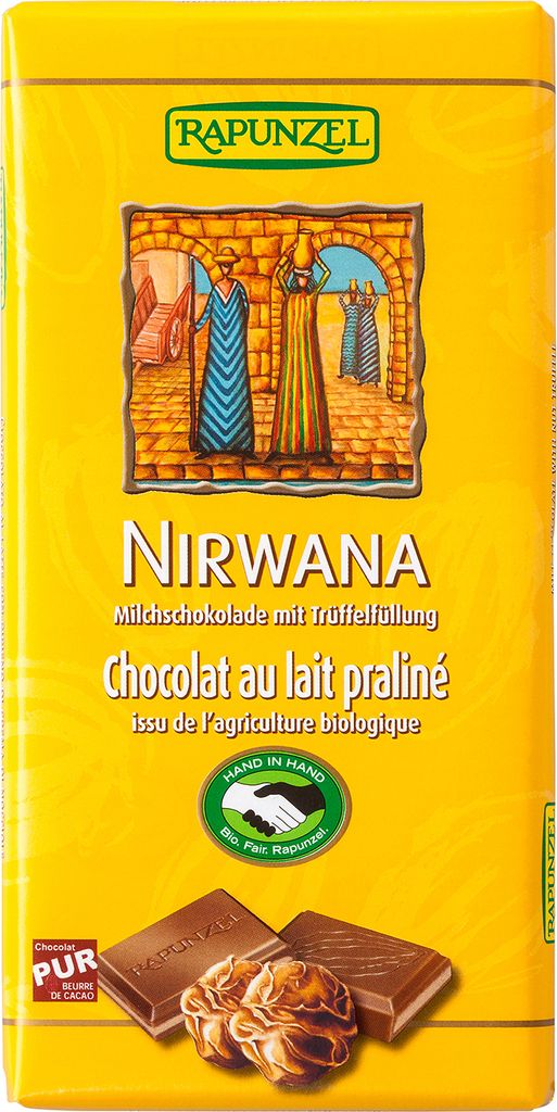 Rapunzel 1430305, Milchschokolade, 100 g, 2388 kJ, 574 Produktbild 