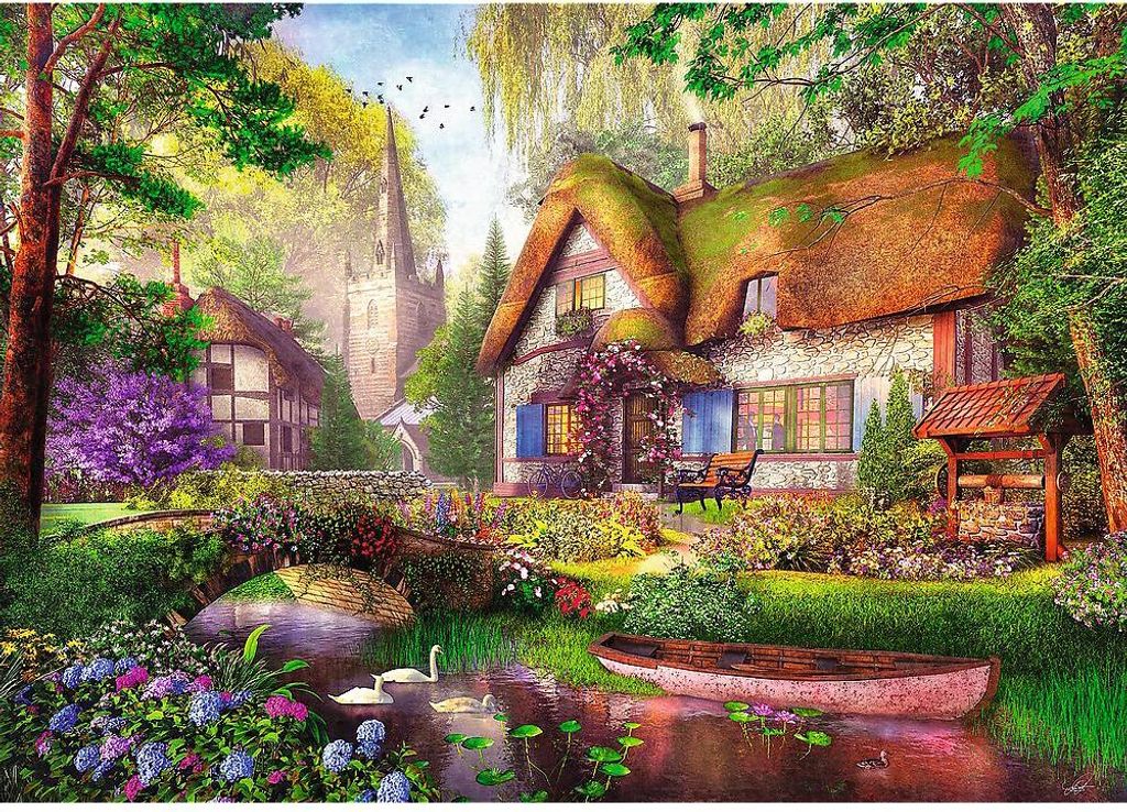 Trefl 10804, 1000 stukjes, Landschap Productafbeelding 