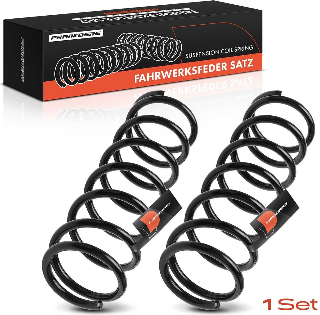 Frankberg 2x Fahrwerksfeder Hinterachse für Honda Accord VIII CU 2.0L 2.2L 2.4L 2008-2015