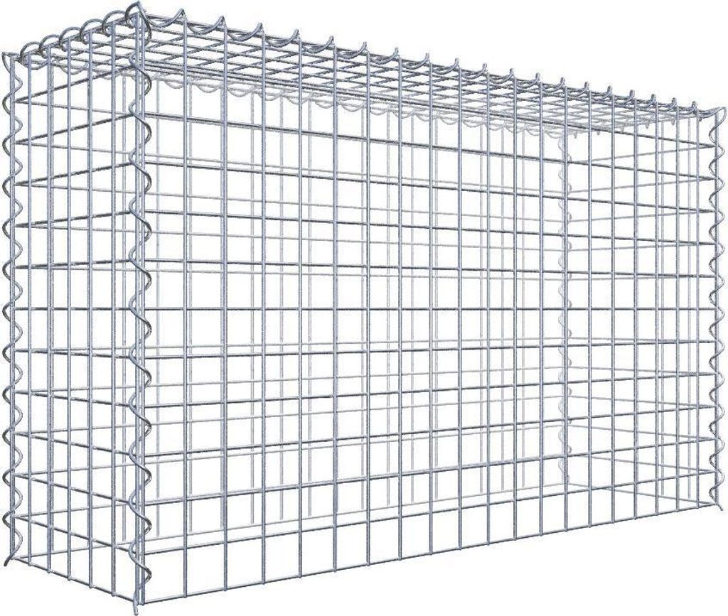 Anbaugabione Typ 3 100 cm x 60 cm x 30 cm (L x H x T), Maschenweite 5 cm x 5 cm, Spirale