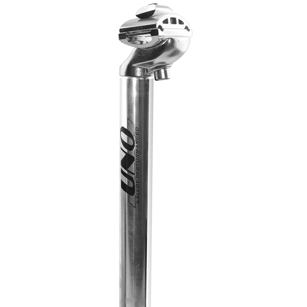 UNO SP 341 Bicycle Seatpost - 350mm Ø25 Silver