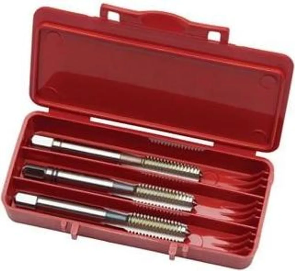 Taraud de finition M6 HSS pour filetage manuel précis norme DIN 352