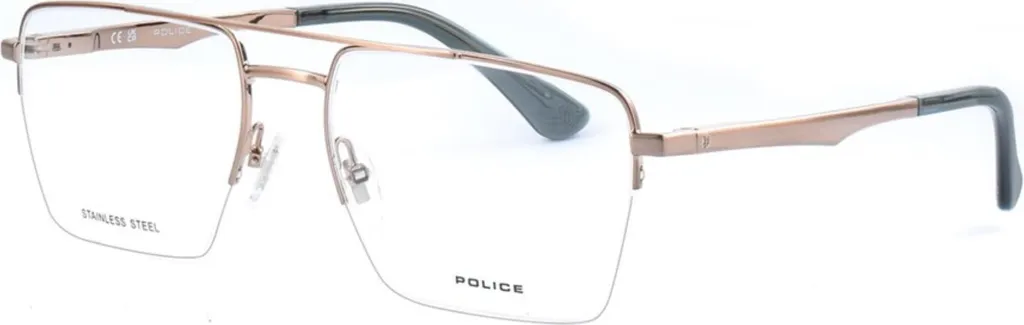 Lunettes Police VPLG71 550F68 Légères pour Éviter les Douleurs de Nez
