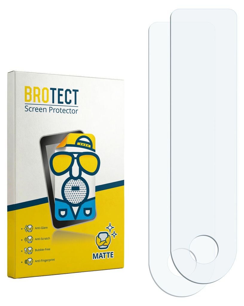 2x BROTECT Schutzfolie für Xiaomi Mi 4 E-Scooter Displayschutz Displayschutzfolie Folie Matt Entspiegelungsfolie