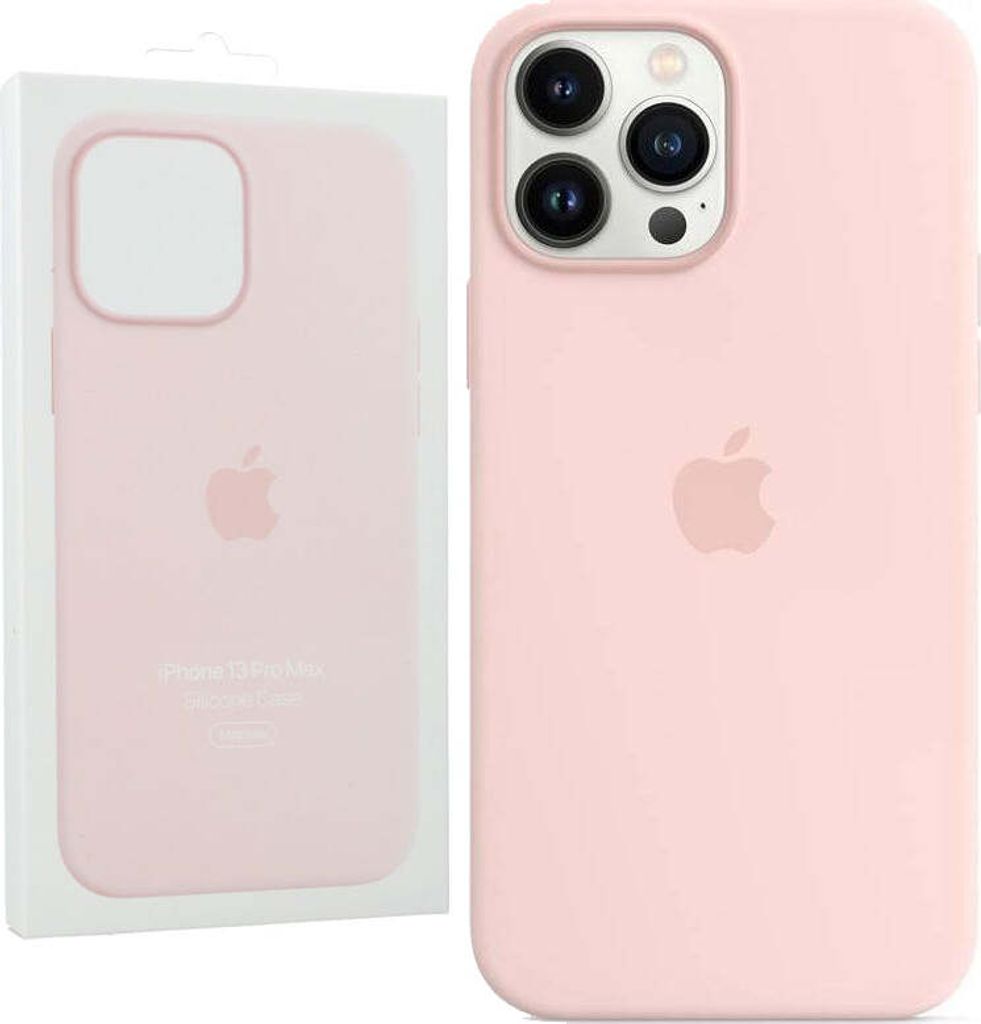 Apple Silikon Case iPhone 13 Pro Max MagSafe Kalkrosa Cases Produktbild 11