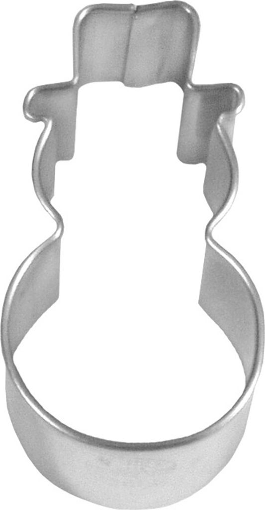 BIRKMANN Ausstechform Schneemann, 5 cm, Weißblech, 122703 Produktbild 