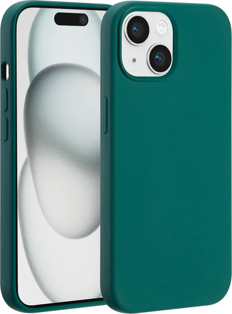 JETech Cover Magnetica per iPhone 15 6,1 Pollici Compatibile con MagSafe Ricarica Wireless, Telefono Custodia Antiurto, Retro Antigraffio Trasparente
