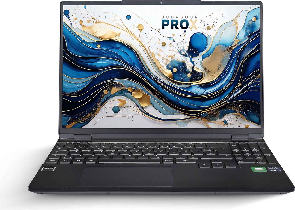 JodaBook Pro X S25 (Schwarz, 15,3" WQXGA, AMD Ryzen 7 255, 16 GB RAM, 4 TB SSD) mit Windows 11 Pro #mit Rucksack