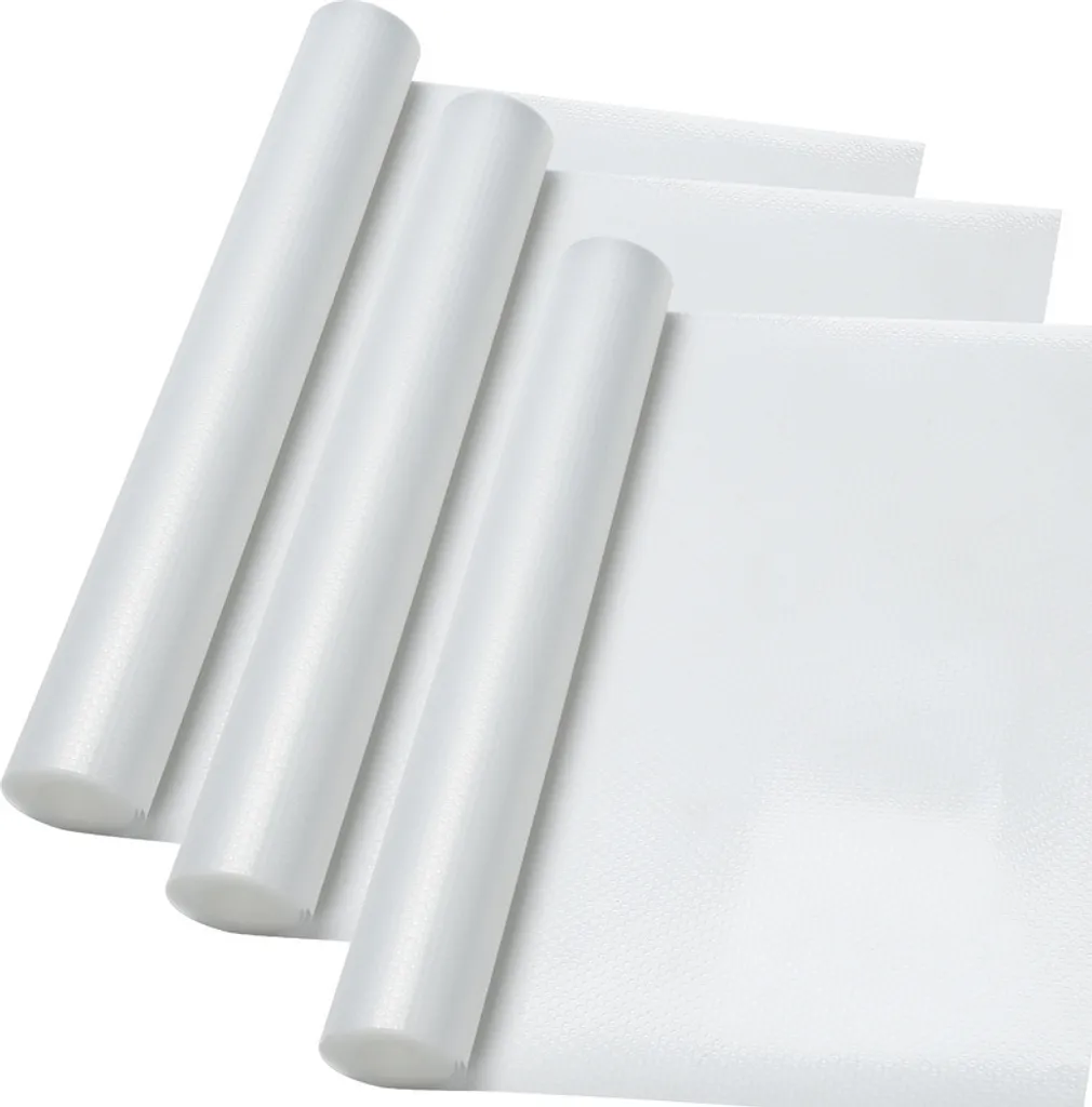 SWANEW Set 3 Tappetini Antiscivolo Cassetti 500x45cm EVA Trasparente