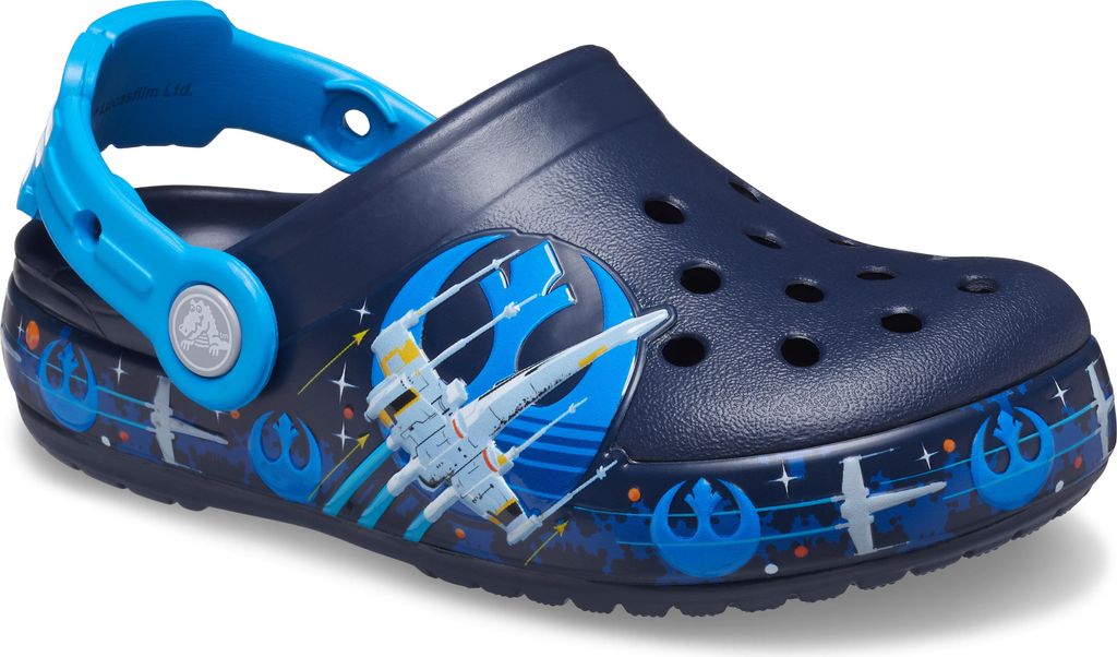 crocs Funlab Luke Skywalker Lights Clog Kids Navy Croslite Größe: 23/24 Normal