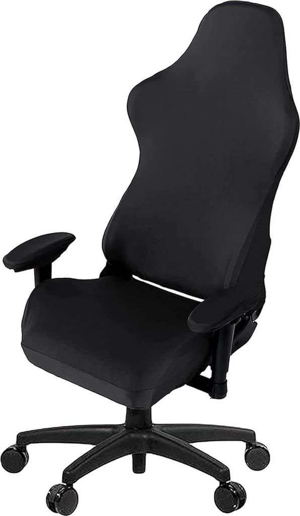Schwarzer Gaming-Stuhlbezug mit Armlehne Bezügen, Produktbild 