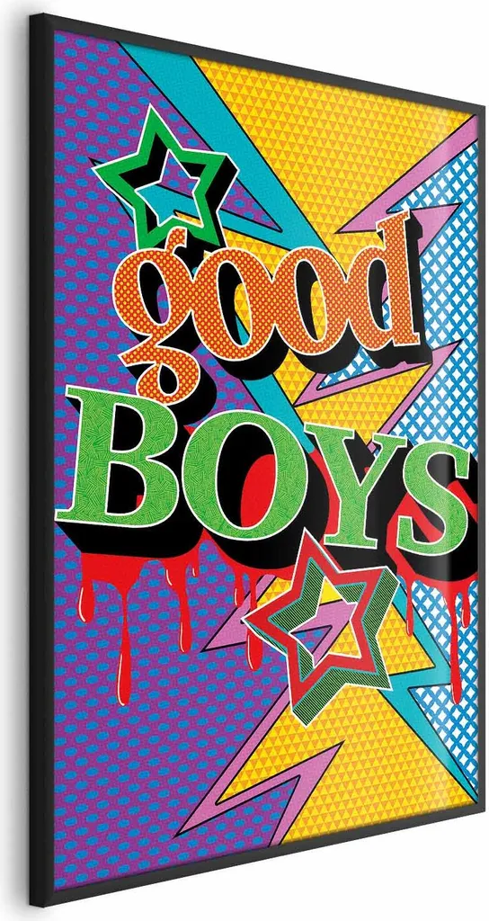 Regalo Originale: Poster Good Boys 40x60 cm con Cornice Nera Inclusa