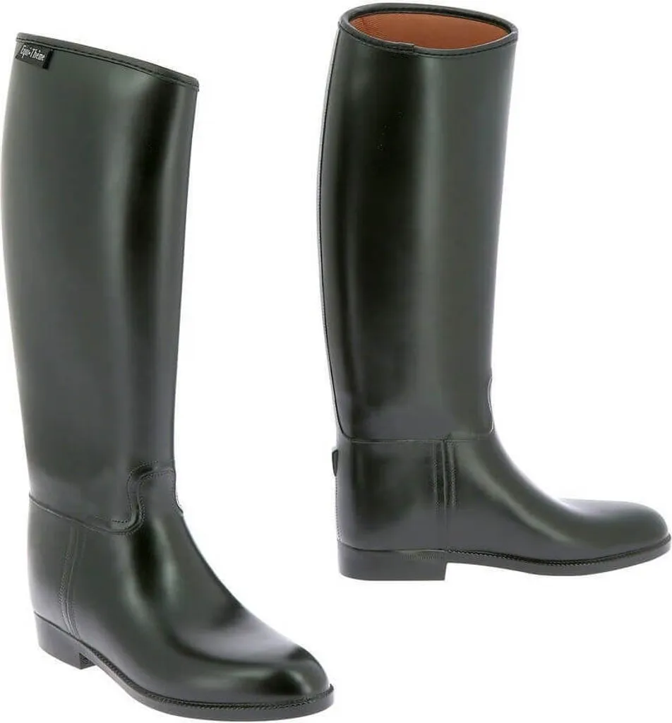 Bottes de poney enfant Equithème caoutchouc pour débuter l'équitation