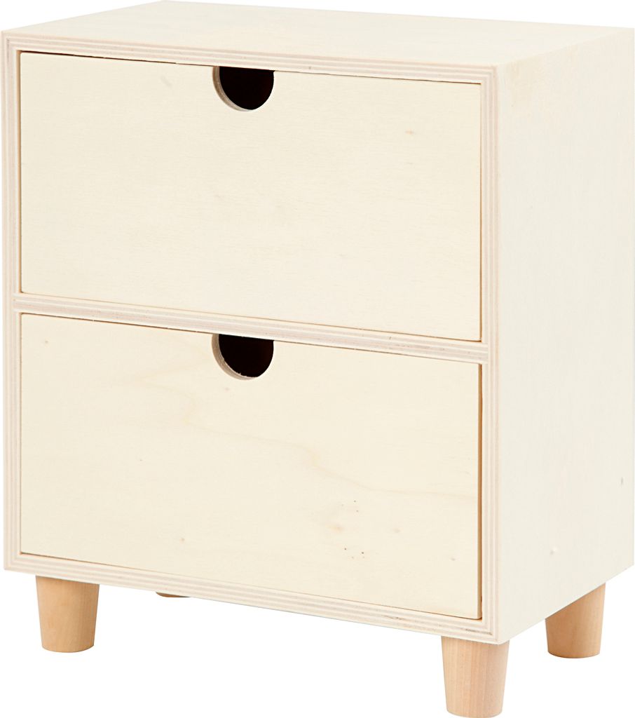 Creativ Company Kommode, H: 23 cm, T: 11,5 cm, B: 20 cm, 1 Stück