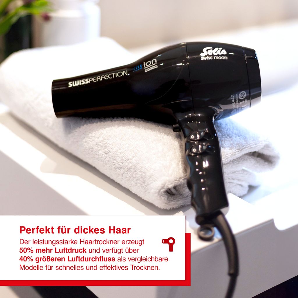SOLIS Swiss Perfection - AC - Schwarz - Hängender Ring - Obrázok produktu 13