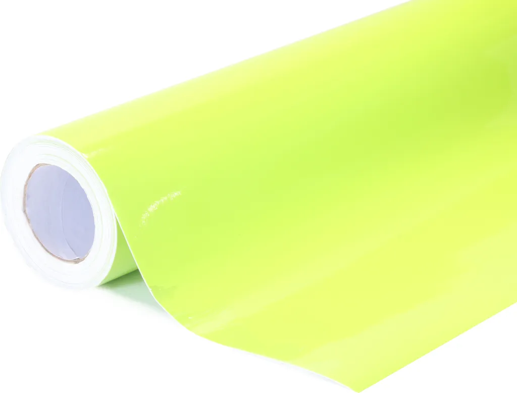 Film de covering jaune brillant 152x400cm pour rénovation auto et moto