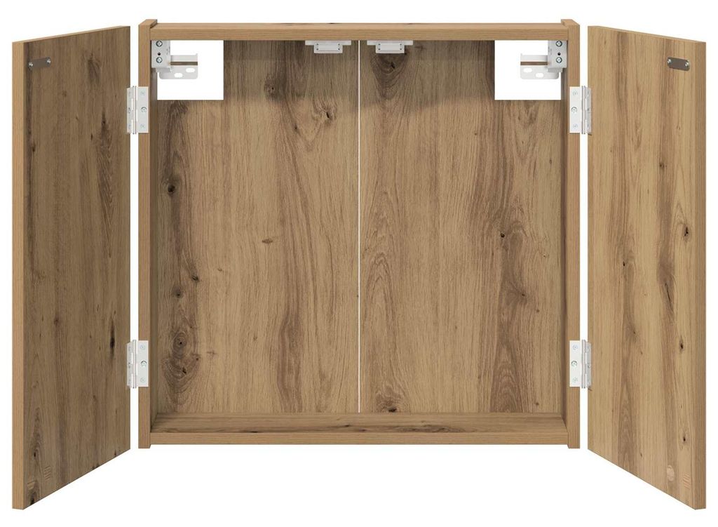 vidaXL Dartbordkast Artisan-Eikenhout, 56 x 12 x 53,5 cm, Productafbeelding 
