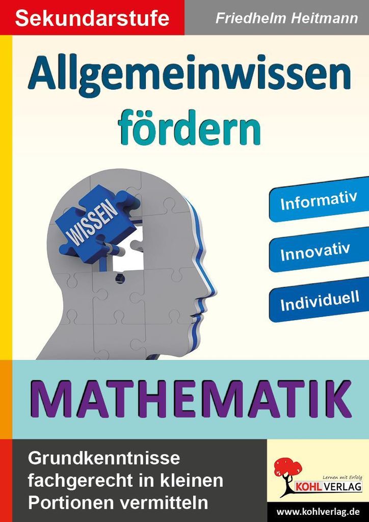 ISBN Allgemeinwissen fördern MATHEMATIK, Deutsch, Hardcover, 96 Seiten