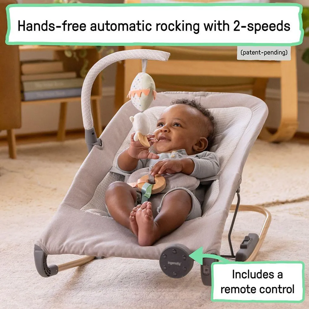 Transat Musical InMotion Ingenuity Gris pour Calmer Bébé Doucement