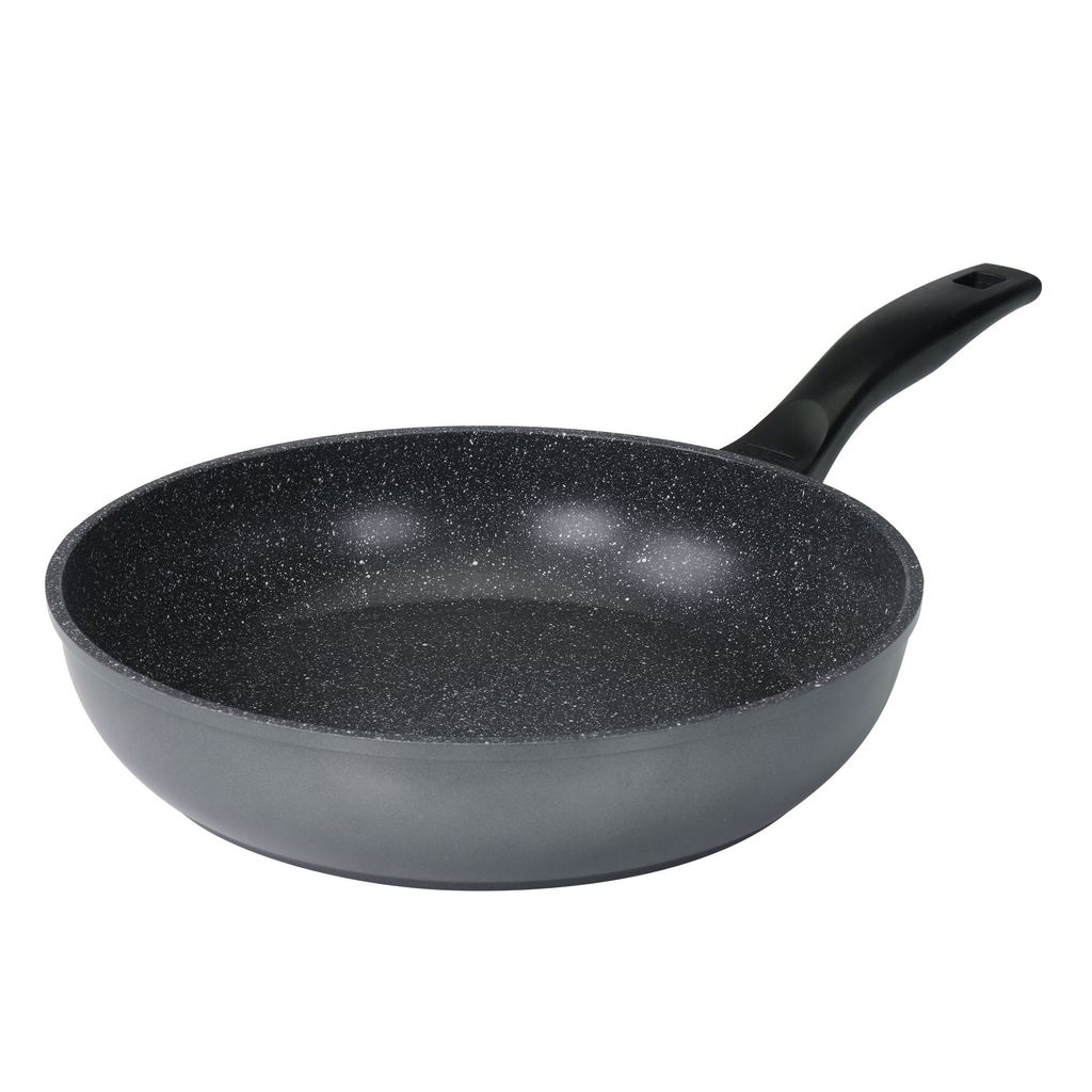 Stoneline Pfanne 6587 Braten, Durchmesser 28 cm, Für Induktionskochfeld geeignet, Fester Griff, Anthrazit