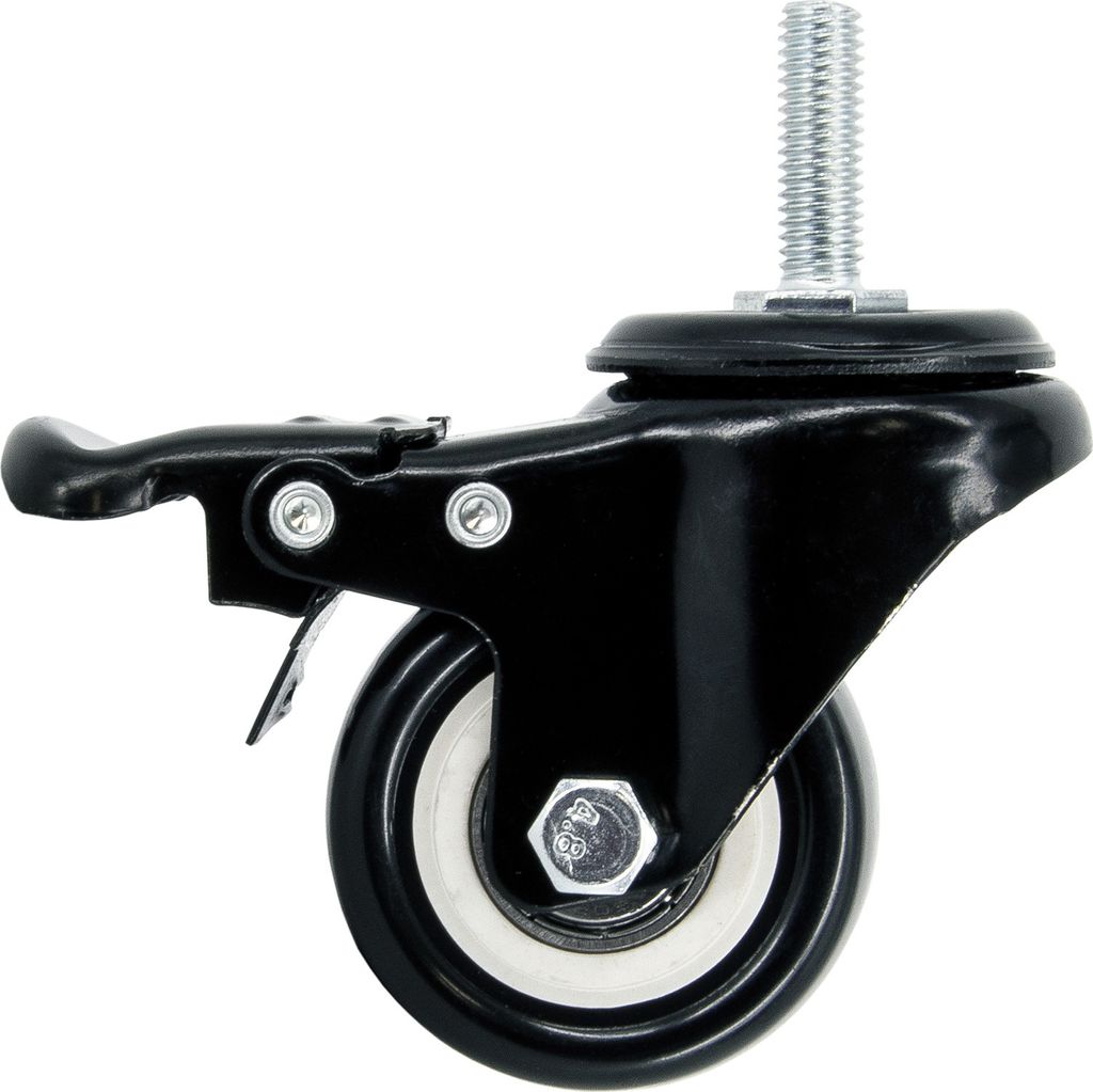 SCHMIDT systemprofile Lenkrolle mit Bremse M8 Transportrolle Schwenkrolle
