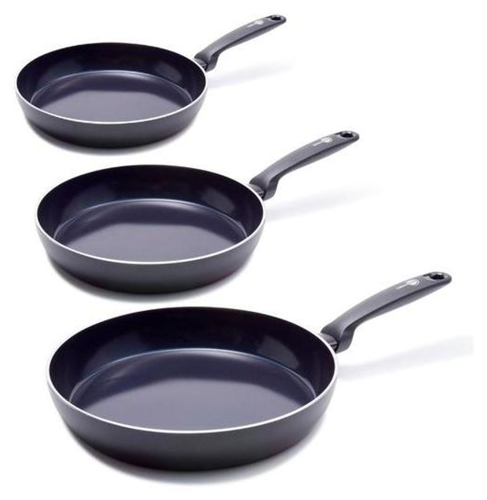 GreenPan Torino, Frittierset, Schwarz, Aluminium, Keramik, Produktbild 