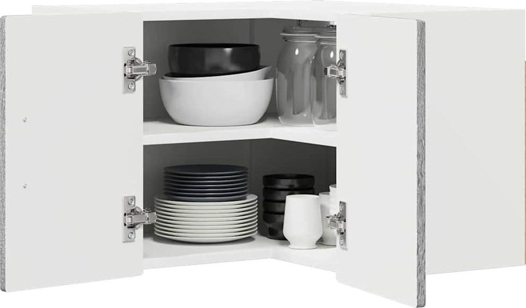 Langlebige Küchenschrank Graues Sonoma 57 x 57 x 40cm Holzwerkstoff - Möbel734776 - Küchenschränke