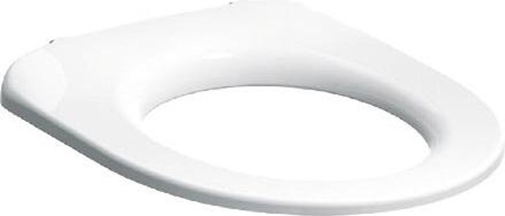 Geberit Selnova Comfort - WC Sitz, barrierefrei ohne Deckel, Weiß 500.340.01.1