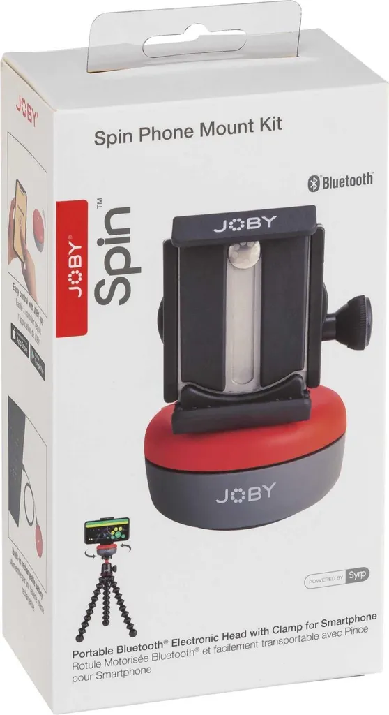 Joby Spin Kit Support Téléphone avec Rotation 360 Degrés Connectée